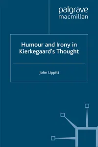 Humour and Irony in Kierkegaard's Thought_cover