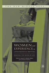 Women and Experience in Later Medieval Writing_cover