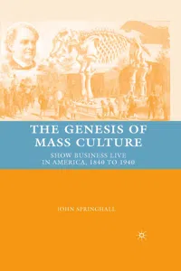 The Genesis of Mass Culture_cover