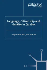 Language, Citizenship and Identity in Quebec_cover