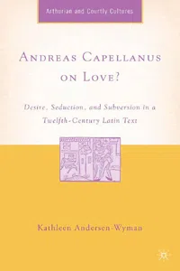 Andreas Capellanus on Love?_cover