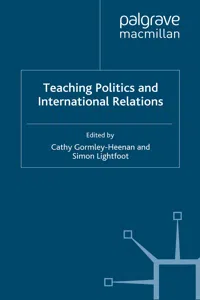 Teaching Politics and International Relations_cover