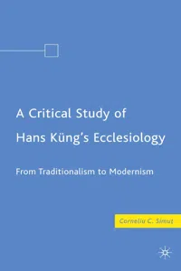 A Critical Study of Hans Küng's Ecclesiology_cover