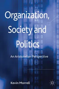 Organization, Society and Politics_cover