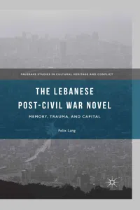 The Lebanese Post-Civil War Novel_cover