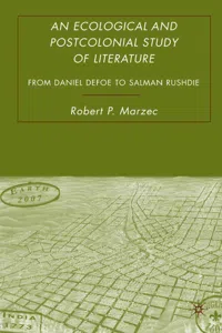 An Ecological and Postcolonial Study of Literature_cover