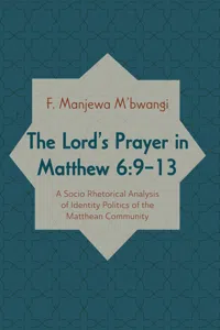 The Lord's Prayer in Matthew 6:9–13_cover