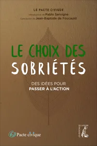 Le choix des sobriétés_cover