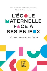 L'école maternelle face à ses enjeux_cover