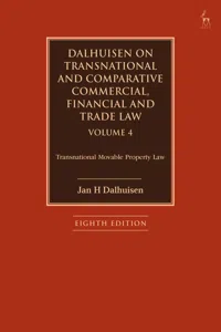 Dalhuisen on Transnational and Comparative Commercial, Financial and Trade Law Volume 4_cover