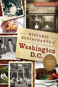 Historic Restaurants of Washington, D.C._cover