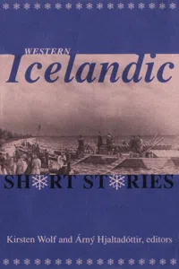 Western Icelandic Short Stories_cover