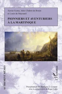 Pionniers et aventuriers à la Martinique_cover