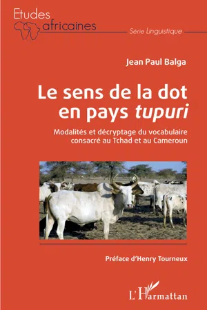 Le sens de la dot en pays  tupuri