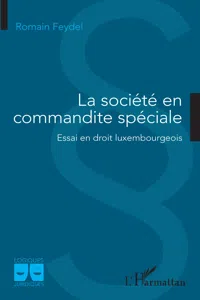 La société en commandite spéciale_cover