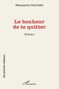 Le bonheur de te quitter_cover