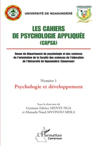 Les Cahiers de psychologie appliquée Numéro 1_cover