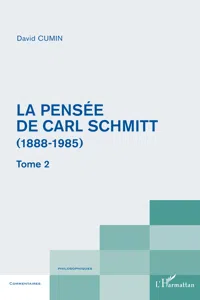 La pensée de Carl Schmitt_cover