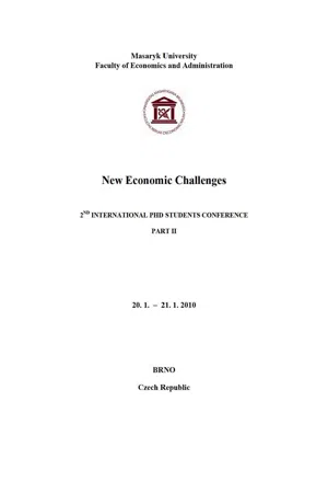 New Economic Challenges
