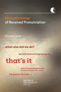 Sociophonology of Received Pronunciation_cover