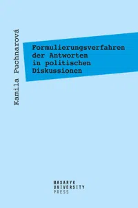 Formulierungsverfahren der Antworten in politischen Diskussionen_cover