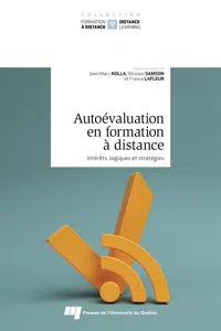 Autoévaluation en formation à distance_cover