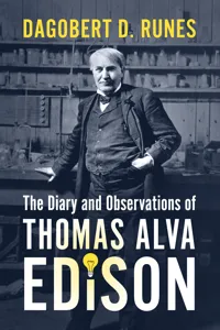 Diary and Observations of Thomas Alva Edison_cover