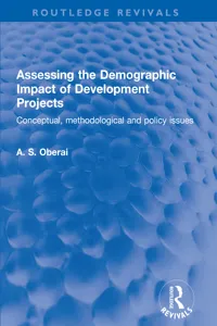 Assessing the Demographic Impact of Development Projects_cover
