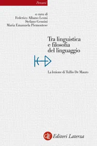 Tra linguistica e filosofia del linguaggio_cover