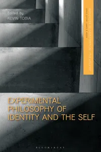 Experimental Philosophy of Identity and the Self_cover
