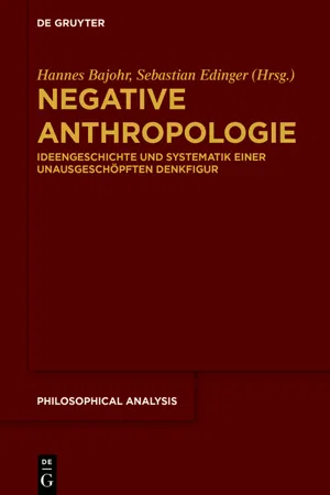 Negative Anthropologie