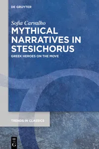 Mythical Narratives in Stesichorus_cover