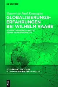 Globalisierungserfahrungen bei Wilhelm Raabe_cover