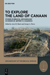 To Explore the Land of Canaan_cover