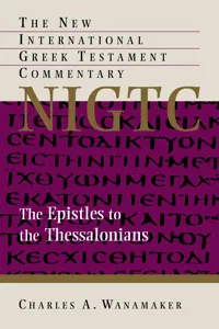 The Epistle to the Thessalonians_cover