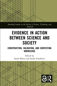 Evidence in Action between Science and Society_cover