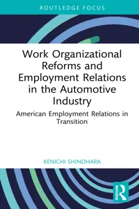 Work Organizational Reforms and Employment Relations in the Automotive Industry_cover