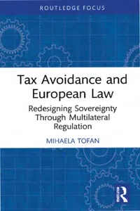Tax Avoidance and European Law_cover