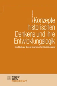 Konzepte historischen Denkens und ihre Entwicklungslogik_cover