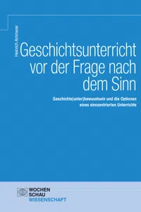 Geschichtsunterricht vor der Frage nach dem Sinn_cover