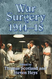 War Surgery 1914–18_cover