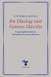 Im Dialog mit Gómez Dávila_cover