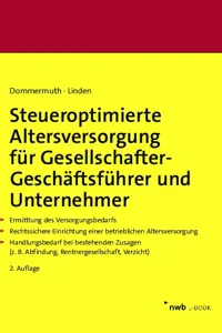 Steueroptimierte Altersversorgung für Gesellschafter-Geschäftsführer und Unternehmer_cover