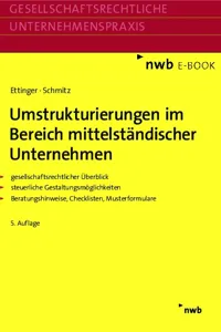 Umstrukturierungen im Bereich mittelständischer Unternehmen_cover