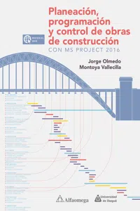 Planeación, programación y control de obras de construcción con MS Project 2016_cover