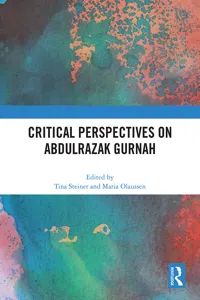 Critical Perspectives on Abdulrazak Gurnah_cover