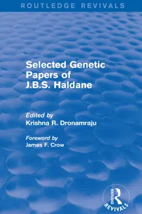 Selected Genetic Papers of J.B.S. Haldane_cover