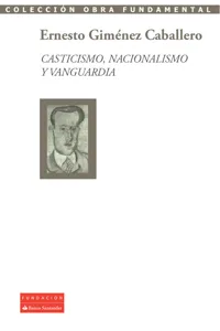 Casticismo, nacionalismo y vanguardia_cover