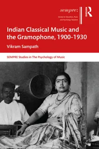 Indian Classical Music and the Gramophone, 1900–1930_cover