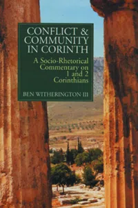 Conflict and Community in Corinth_cover